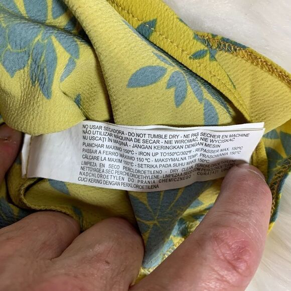 Zara Collection Yellow And Grey Skort Sz M - Picture 4 of 4